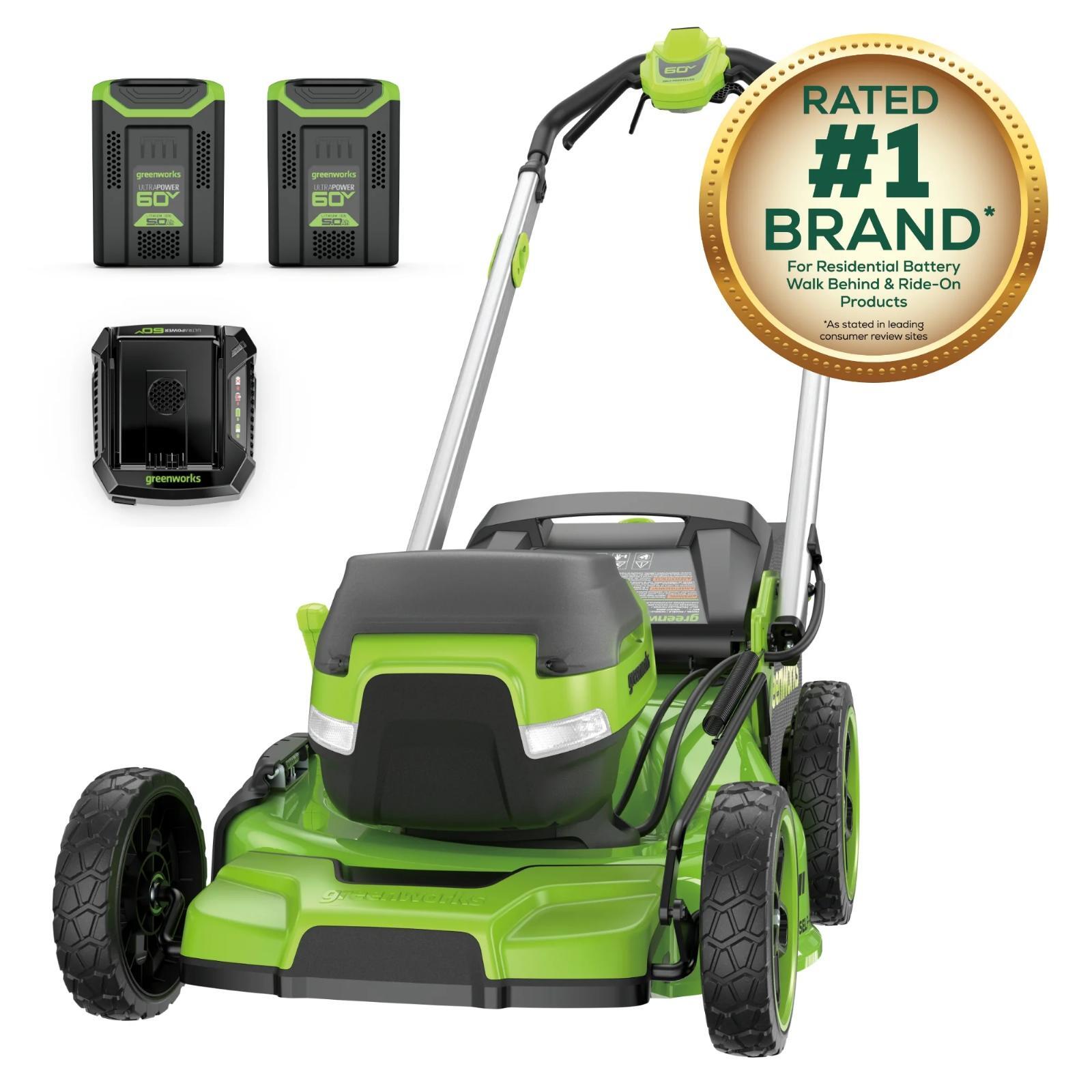 40v Battery Greenworks 40v Self Propelled Mower Remote Control