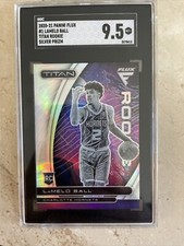 2020-21 Flux Titan Rookies Silver Prizm LaMelo Ball RC Rookie SGA 9.5 RARE 🔥