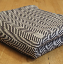 Cashmere Blanket Gray Black White 130x275 Gift Women Men Cuddly Blanket