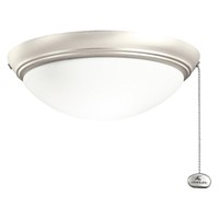 Kichler Basic Large Low Profile Fixture, Brushed Nickel on sale Kichler Basic Large Low Profile Fixture, Brushed Nickel on sale