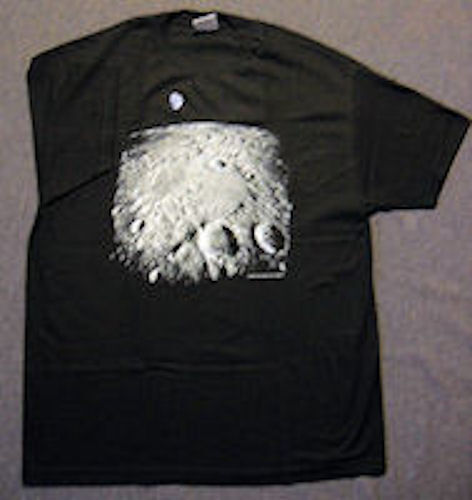 LUNAR MOONSCAPE ASTRONOMY T-SHIRT.  ADULT XL.  NEW IN PACKAGE.  SPECIAL PRICE.