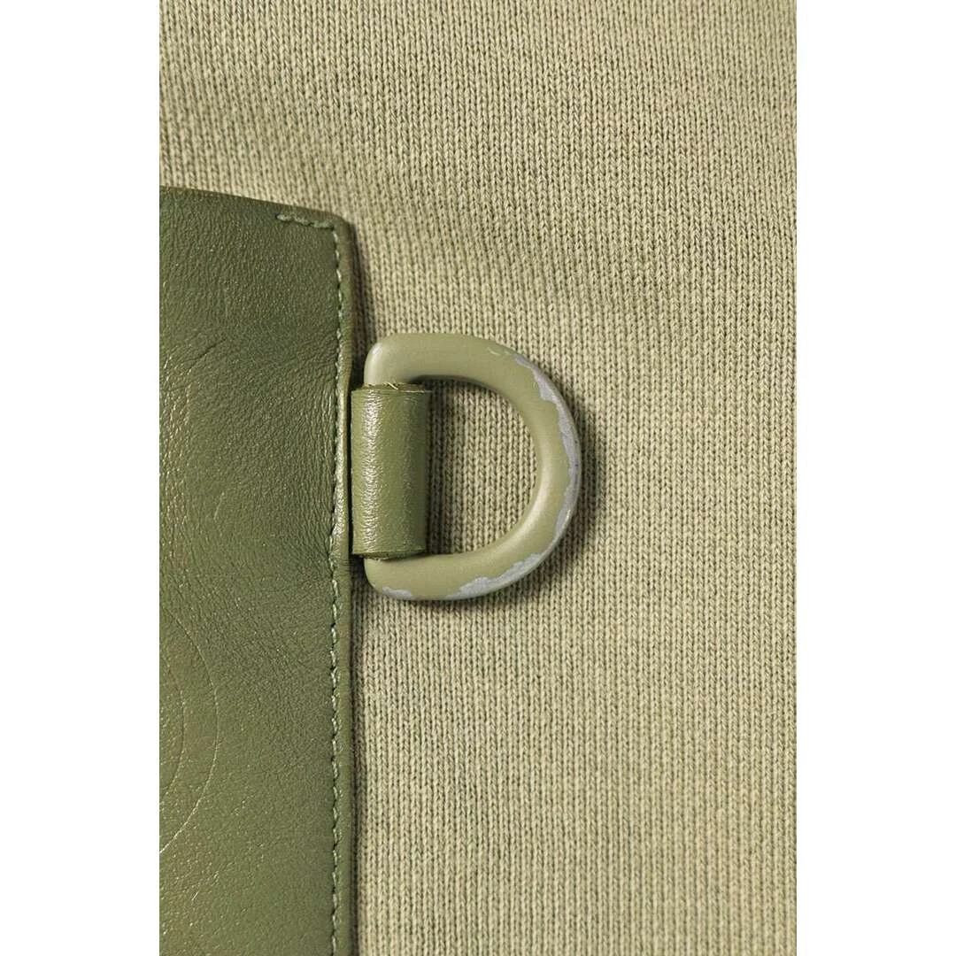 Felpa con cappuccio pullover patch pelle anagramma Loewe H526Y25X21 uomo S usata e53897af28a59