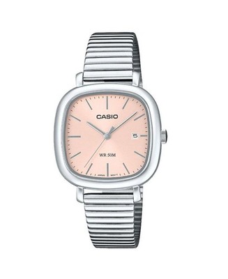 CASIO Women Casual Watch Classic Dress Pink Dial Waterproof Oval Sport Japan Fas