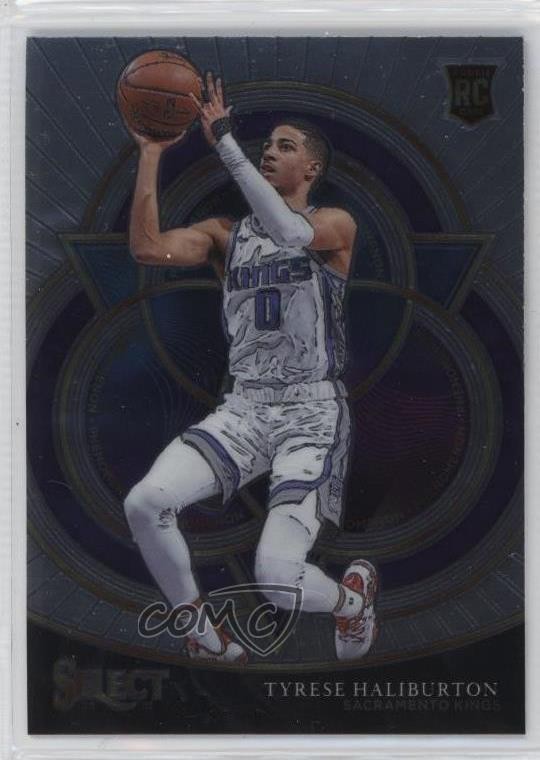 2020-21 Panini Select Phenomenon Tyrese Haliburton #22 Rookie RC sq1