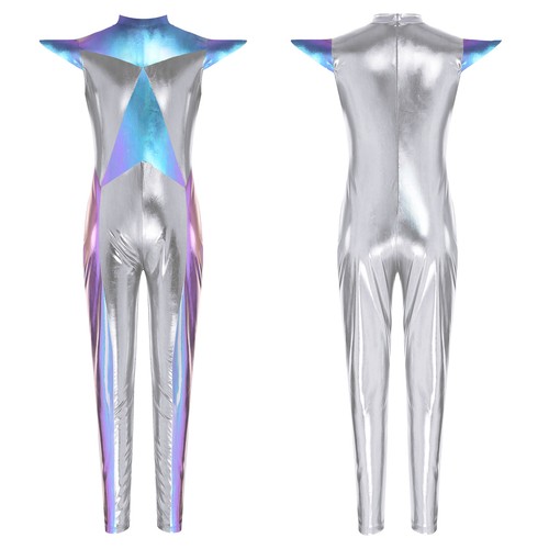 Niños Niñas Mono Una Pieza Disfraz Gimnasio Leotardo Tema Espalda Elegante Vestir - Imagen 29 de 45