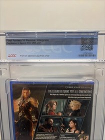 CGC Graded Final Fantasy VII Remake Intergrade NEW PS5 (9.9 A++)!! 