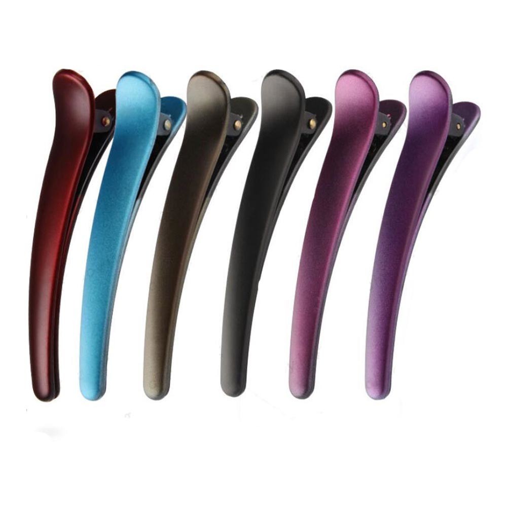 13 Pcs Plastic Hair Styling Duckbill Clip Hairdressing Partition Clamp