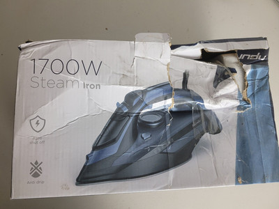 Sundu 1700W Steam Iron Ceramic Soleplate Self Cleaning Open Box