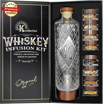 DIY Whiskey Gifts for Men - DIY Whiskey Infusion Set - Whiskey Making Kit - Deca