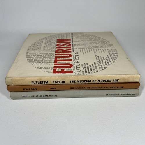 Vintage Museum of Modern Art Book LOT of 3 Juan Gris Futurism German Art XXTH HC