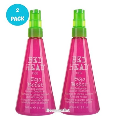 TIGI Bed Head Ego Boost Split End Mender Leave-In Conditioner 8 oz (2 PACK)