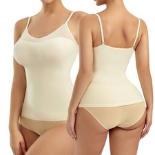 Women's Shapewear Camisole Compression Vest Tummy Control Cami Tank Tops Shaper