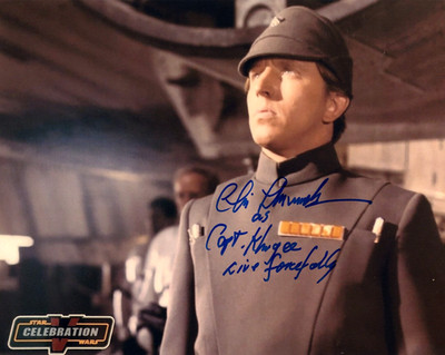 CHRISTOPHER MUNCKE ( )   Original Autogramm & COA ~ STAR WARS ''Episode IV'' 1977