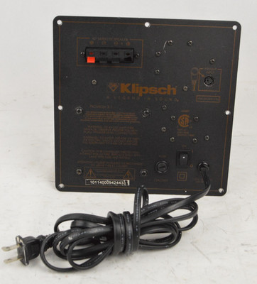 Klipsch ProMedia 2.1 THX Subwoofer Plate Amplifier Tested Read Description