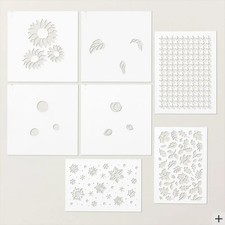 Stampin Up ABUNDANT BEAUTY DECORATIVE MASKS Retired