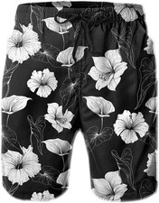 Men Beach Board Hawaiian Shorts Swim