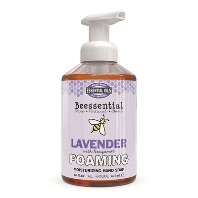 Beessential Natural Foaming Hand Soap USA Made 16 Oz