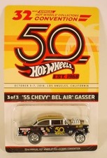 2018 Hot Wheels 32nd LA Convention Finale Car 55 Chevy Bel Air Gasser 0507