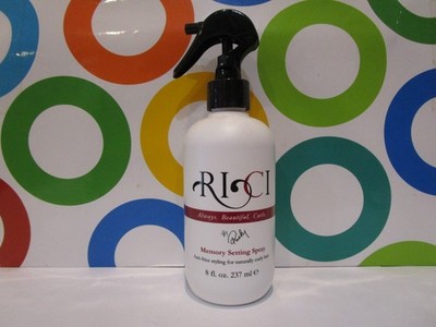RICCI ~ ALWAYS BEAUTIFUL CURLS MEMORY SETTING SPRAY ~ 8 OZ