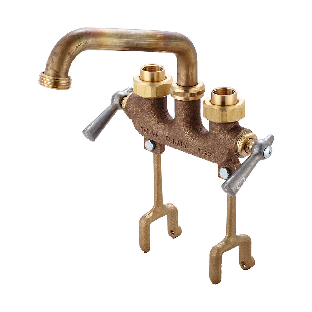 Central Brass 0468 Two-Handle Laundry Faucet with Extended Straddle Legs