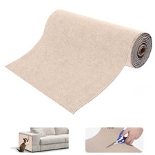 78.7x15.8 Inch Self-Adhesive Cat Scratching Mat Furniture Protector Khaki
