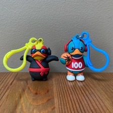 Kids Heart Challenge Lot of 2 Duck Keychains American Heart Association 2025