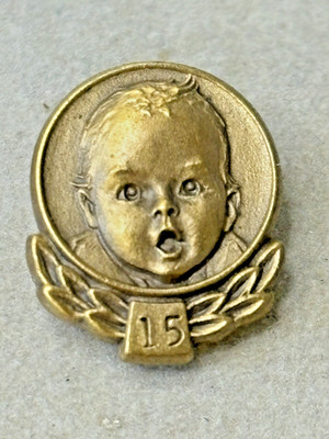 Gerber Products Company 15 Year Employee Service Lapel Tie Pin Gemco RARE