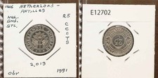 *Netherlands Antilles Coin, 25 Cents 1991 [E12702]7x1