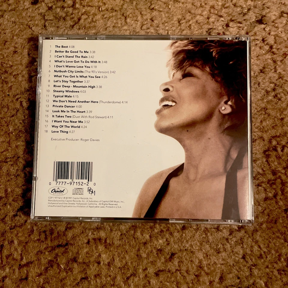 Tina Turner – Simply The Best CD 1991 Capitol 18 Tracks Like New! Foto 2 de 2