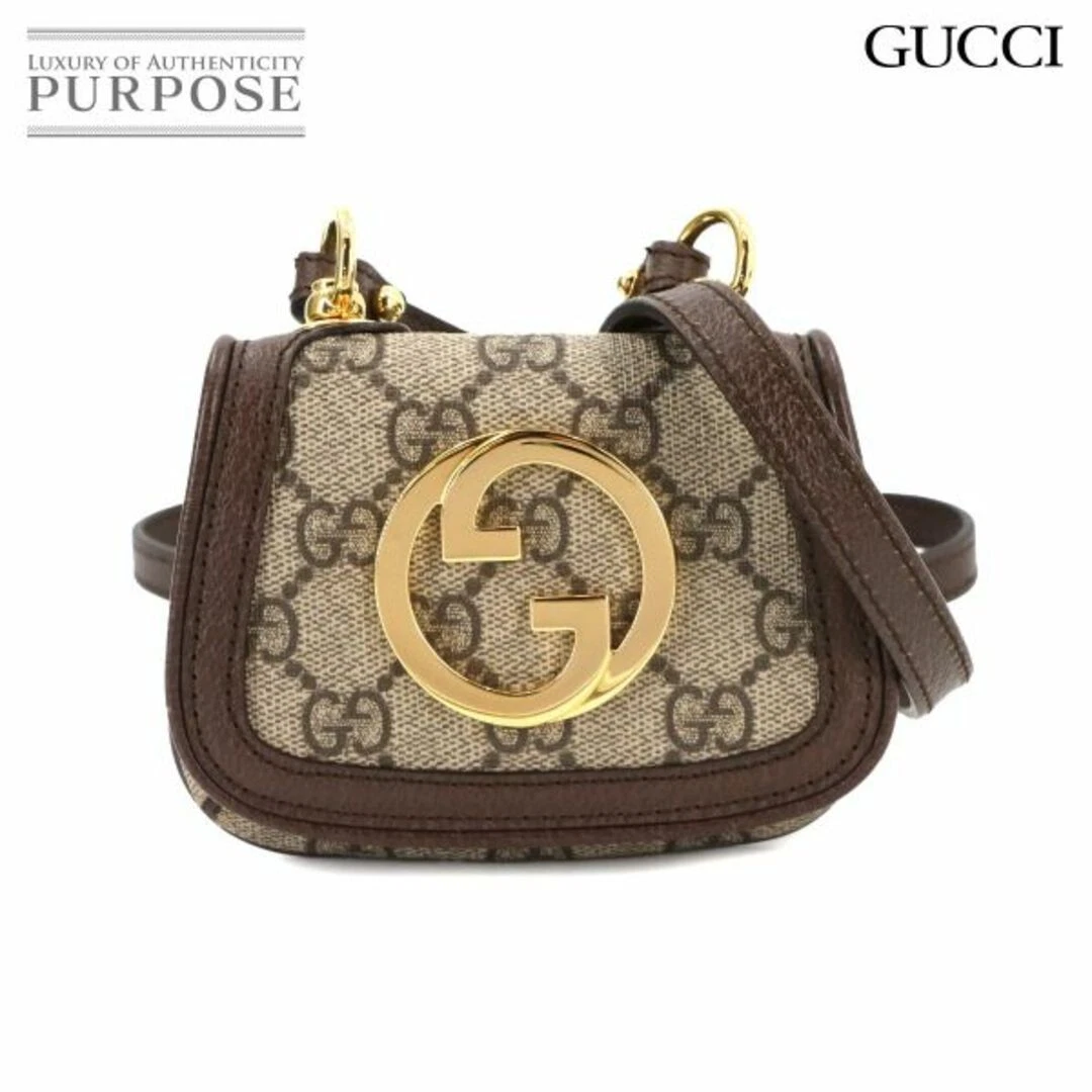 Sac à bandoulière Gucci Interlocking G Blondie Card Case GG Supreme Canvas 698635
