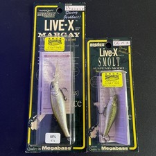 Megabass Live-X Margay & Smolt Lures Set 68mm 6.7g 3.5g Fishing Accessories