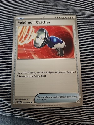 Pokemon TCG Pokémon Catcher 187/198 Sv01: Scarlet & Violet Base Set Regular NM