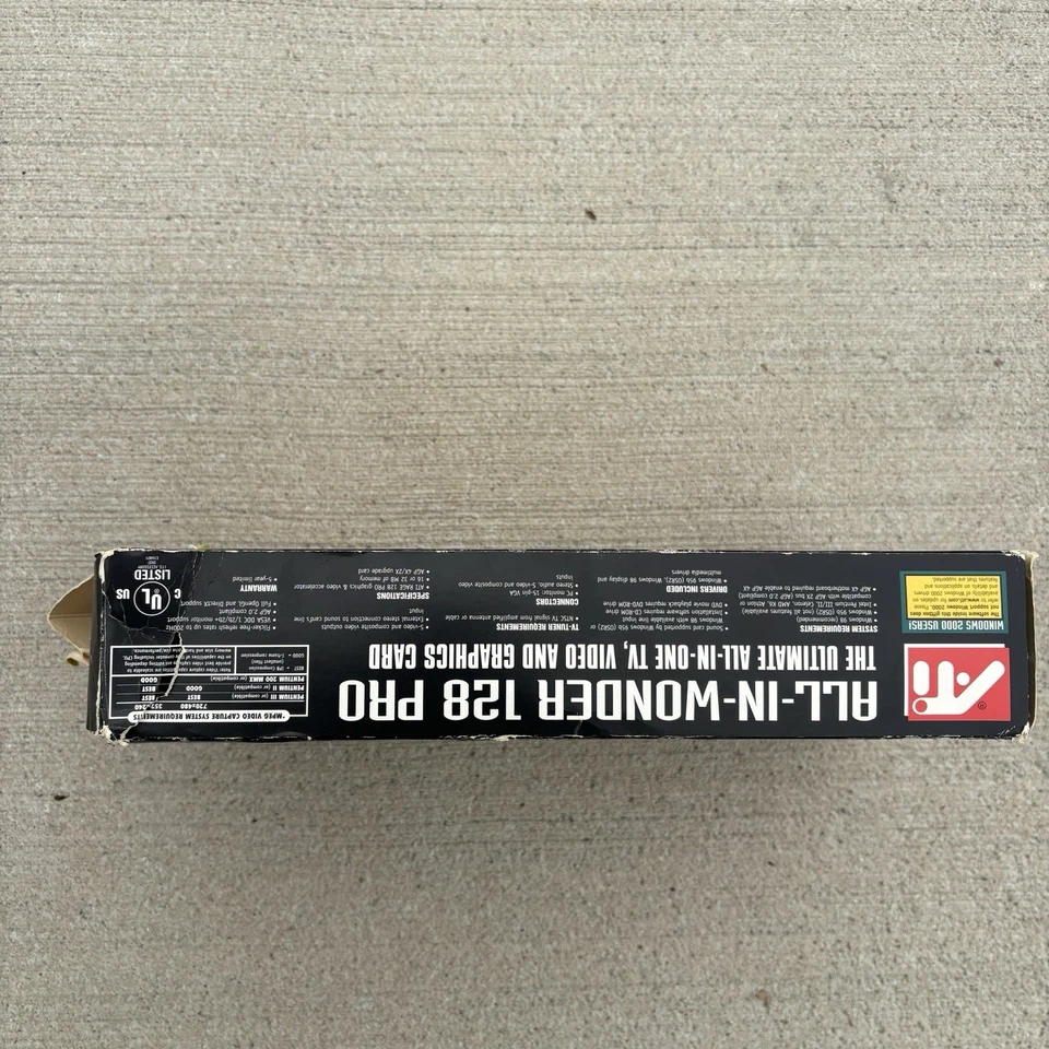 ATI All-In-Wonder-Pro 128, 2X/4X AGP, 32mb w/TV Out, New Open Box - Image 3 of 4