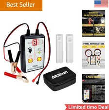 Fuel Injector Tester Adapter Diy Cleaning Tool Kit 12v Led Display 8 Pulse