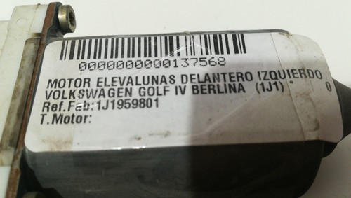 1J1959801 motor elevalunas delantero izquierdo para VOLKSWAGEN GOLF IV 137568 - Imagen 4 de 4