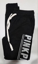Victoria's Secret Black Pants with logo