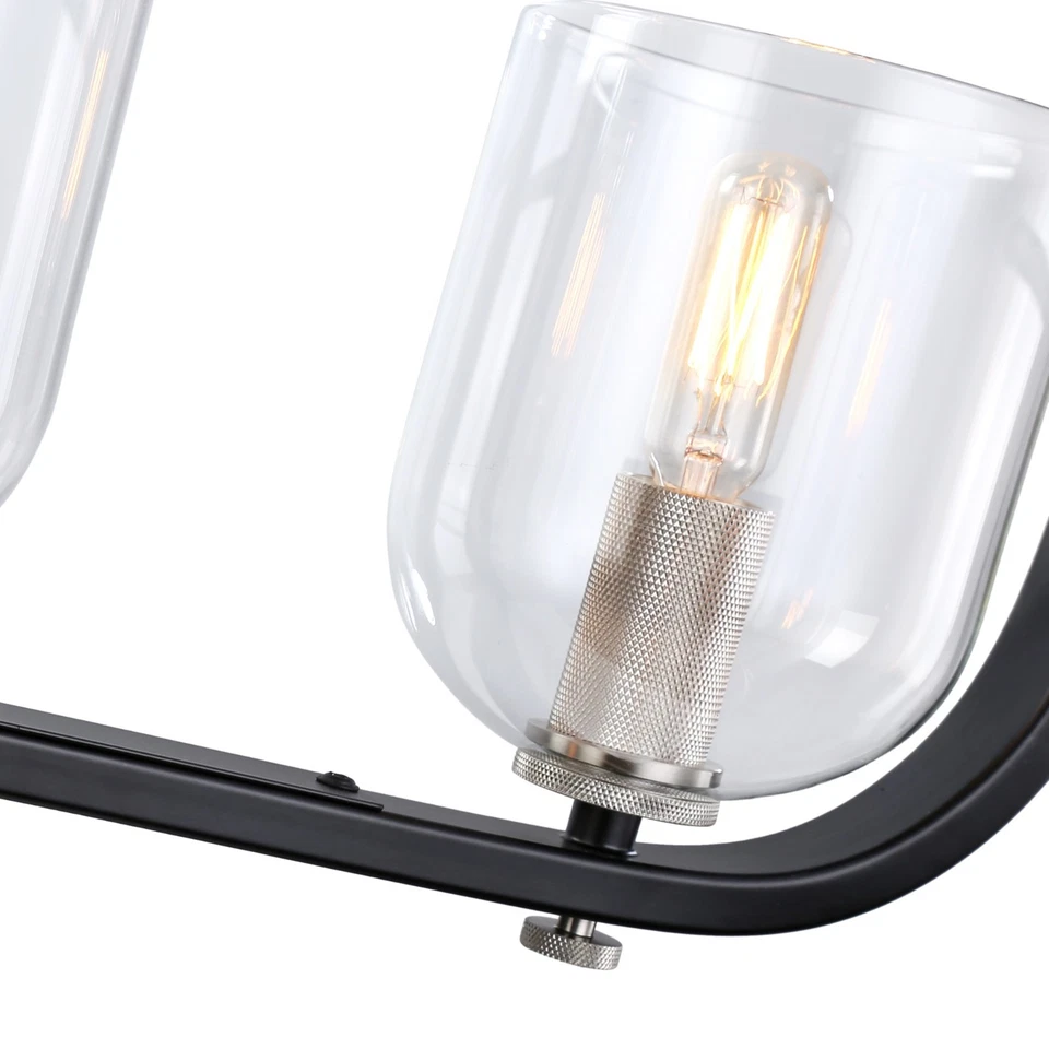 Artcraft Lighting AC11745NB Cheshire Island Light Black and Nickel - Image 4 of 4