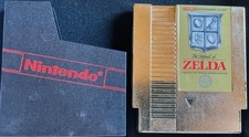 The Legend of Zelda  5 Screw Gold Variant Nintendo NES Cartridge 5 Screw Tested