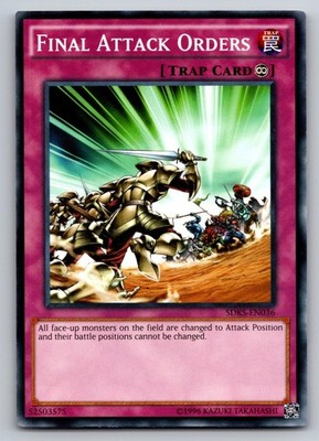Final Attack Orders SDKS-EN036 Structure Deck: Seto Kaiba Yu-Gi-Oh NM