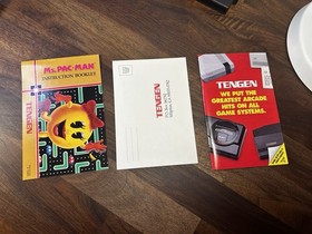MS. PAC-MAN Original TENGEN Nintendo NES In Shrink Authentic Complete CIB