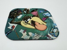 Vintage 1994 Warner Bros Looney Tunes Taz Computer Mouse Pad Excellent Condition