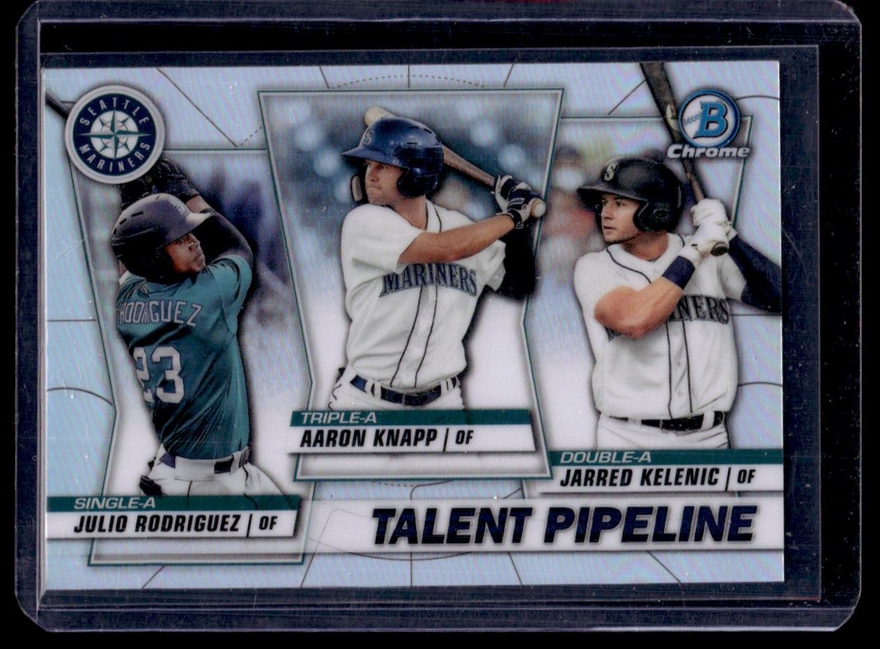 2020 Bowman Talent Pipeline Jarred Kelenic/Julio Rodriguez/Aaron Knapp Seattle