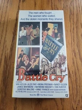 Battle Cry (1954) (VHS, 1990, Warner Home Video) - New/Sealed