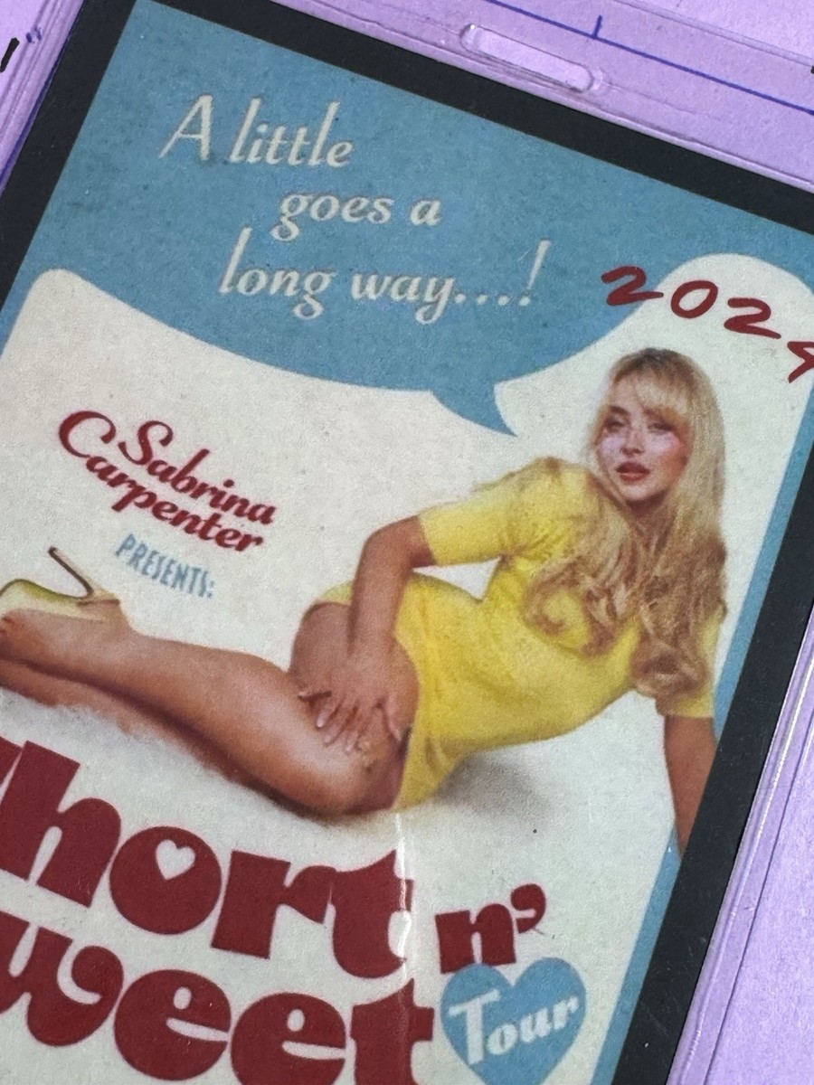 Sabrina Carpenter Commemorative Short And Sweet Tour All Access
