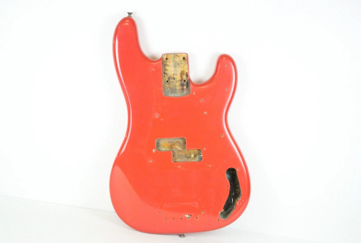 fender precision bass fiesta red products for sale | eBay