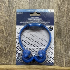 E-Circuit Hands Free Mobile Cell Phone/Tablet Holder Hands Blue Plastic NIB