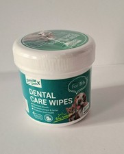 Smile Den X Dental Care Wipes Dogs/Cats Reduces Plaque/Freshens Breath 50ct New