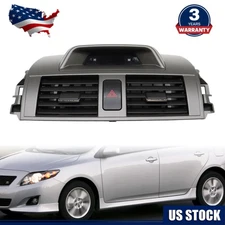 Dash AC Outlet Air Vent Panel with Clock fit For Toyota Corolla 2009 2010-13