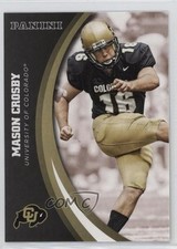 2016 Panini Colorado Buffaloes Mason Crosby #34 0h1