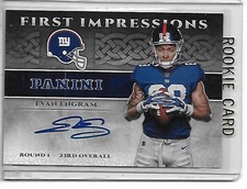 EVAN ENGRAM Rookie Autograph 2017 Panini First Impressions #FI-EE